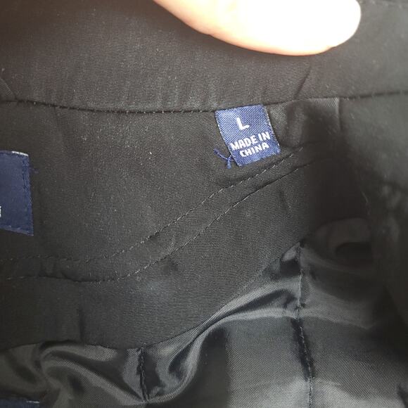 Vintage 90s Ralph Ralph Lauren Men's Overcoat w/ Removable Lining Black - Picture 5 of 16